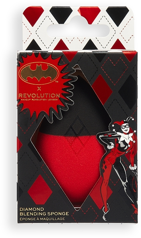 Спонж для макияжа - Makeup Revolution X DC Harley Quinn Diamond Blending Sponge — фото N2