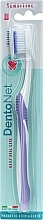 Парфумерія, косметика Зубна щітка м'яка, бузкова - Dentonet Pharma Sensitive Toothbrush