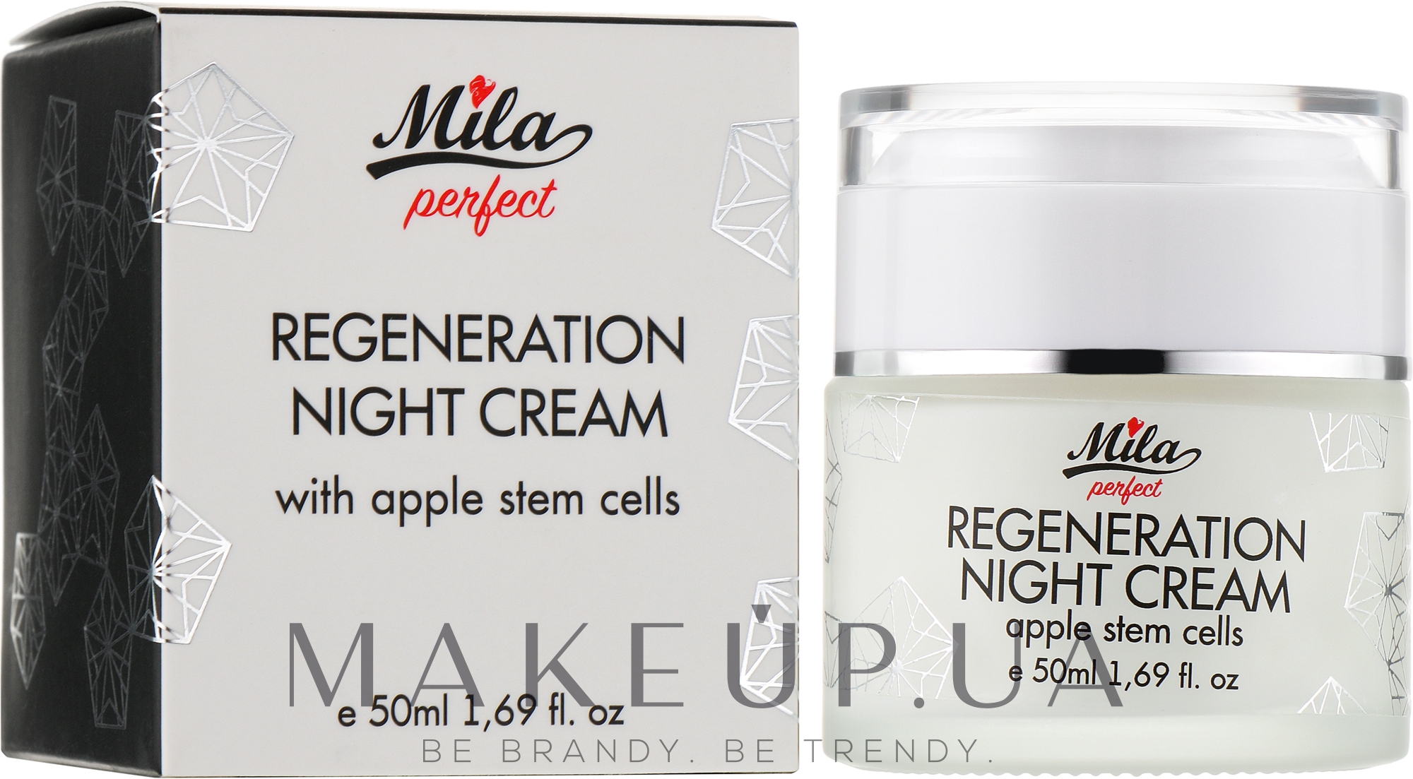 Відновлювальний нічний крем зі стволовими клітинами яблука - Mila Regeneration Night Cream With Apple Stem Cells — фото 50ml
