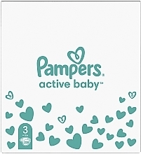 Подгузники Active Baby, размер 3 (Midi) 6-10 кг, 208 шт. - Pampers — фото N2