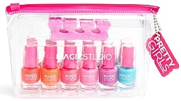 Парфумерія, косметика Набір для нігтів, 8 продуктів - Magic Studio Pretty Girls Nail Polish Set