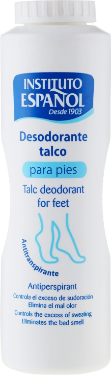 Тальк по уходу за ступнями ног - Instituto Espanol Foot Talc — фото N1