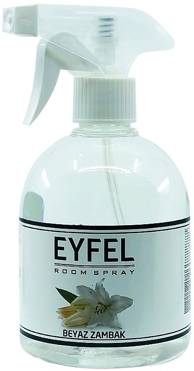 Спрей-освіжувач повітря "Біла лілія" - Eyfel Perfume Room Spray White Lily — фото N1