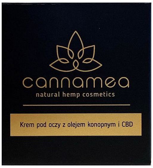 Крем для очей з конопляною олією й CBD - Cannamea — фото N2