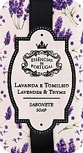 Парфумерія, косметика Натуральне мило "Лаванда і чебрець" - Essencias De Portugal Natura Lavander&Thyme Soap