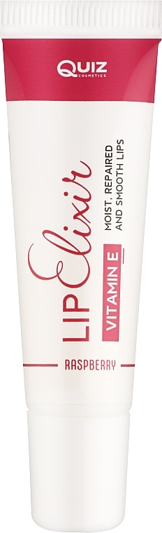 Эликсир для губ с витамином Е "Малина" - Quiz Cosmetics Lip Elixir  — фото N1