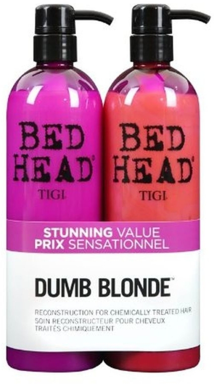 Набор - Tigi Bed Head Dumb Blonde Duo Kit (sh/750ml + cond/750ml) — фото N1