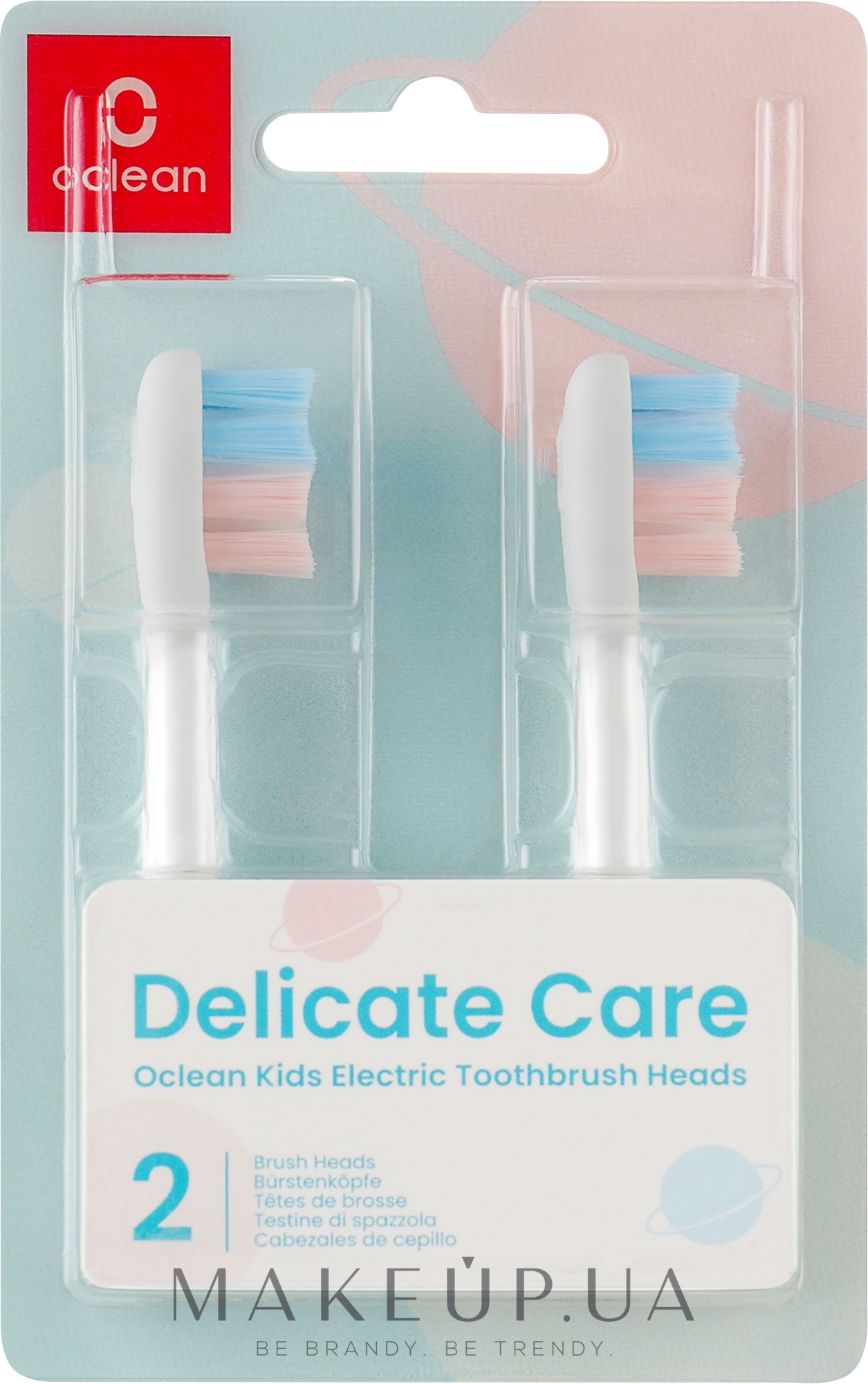 Насадки для детской электрической зубной щетки - Oclean P3K1 Brush Head Kids  White: купить по лучшей цене в Украине | Makeup.ua