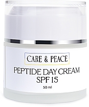 Духи, Парфюмерия, косметика Дневной крем с пептидами SPF 15 - Care & Peace Peptide Day Cream SPF 15
