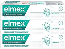 Духи, Парфюмерия, косметика Набор - Elmex Sensitive Professional (toothpaste/3x75ml)