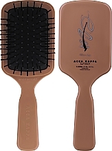 Щетка для волос мини, коричневая - Acca Kappa Midi Paddle Brush — фото N1