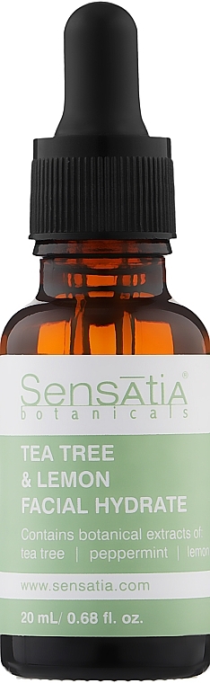 УЦЕНКА Увлажняющее масло для лица "Чайное дерево и лимон" - Sensatia Botanicals Tea Tree & Lemon Facial Hydrate * — фото N1