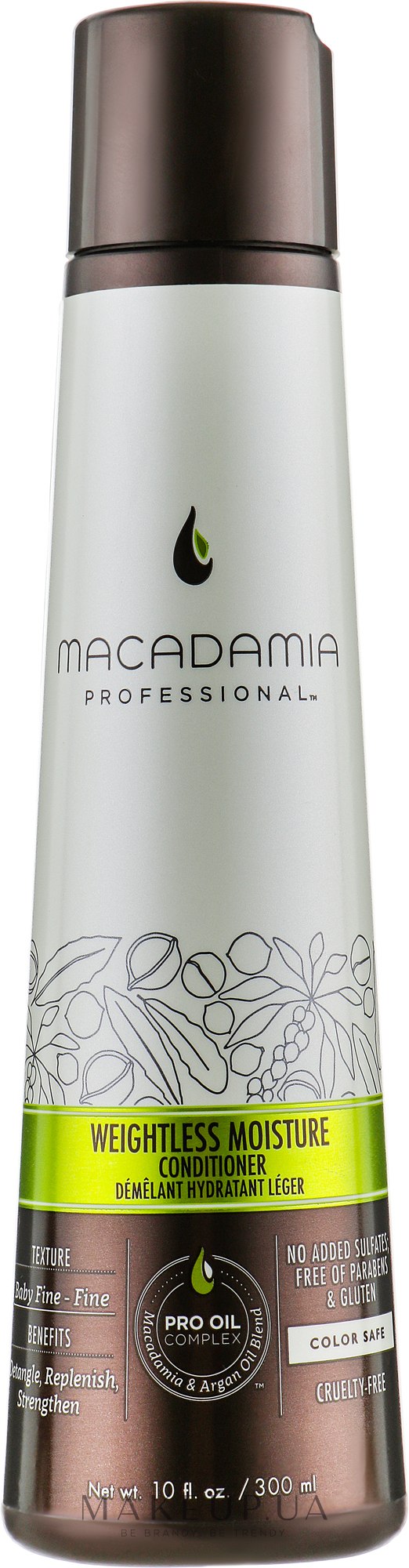 Невесомый увлажняющий кондиционер - Macadamia Professional Weightless Moisture Conditioner — фото 300ml