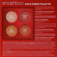 Палетка для макіяжу - Smashbox Halo Cheek Palette — фото N4