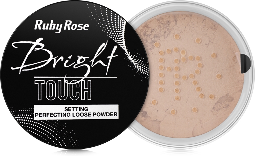 Розсипна пудра для обличчя - Ruby Rose Bright Touch Setting Perfectiing Loose Powder — фото N1
