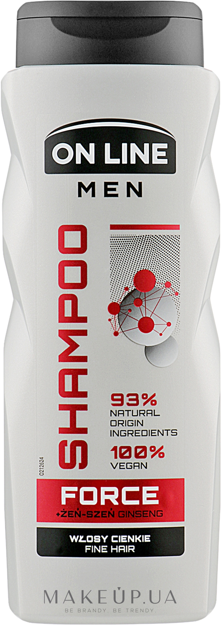 Шампунь для тонких волос - On Line Men Force Shampoo — фото 400ml