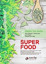 ПОДАРОК! Тканевая маска для лица "Зеленый чай" - Eyenlip Super Food Green Tea Mask — фото N1