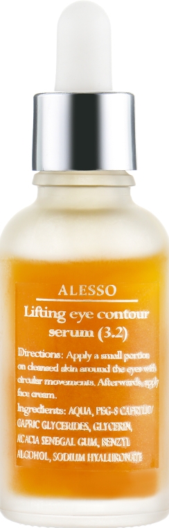 Лифтинговая золотая сыворотка для контура глаз - Alesso Professionnel Eye Contour Serum — фото N2
