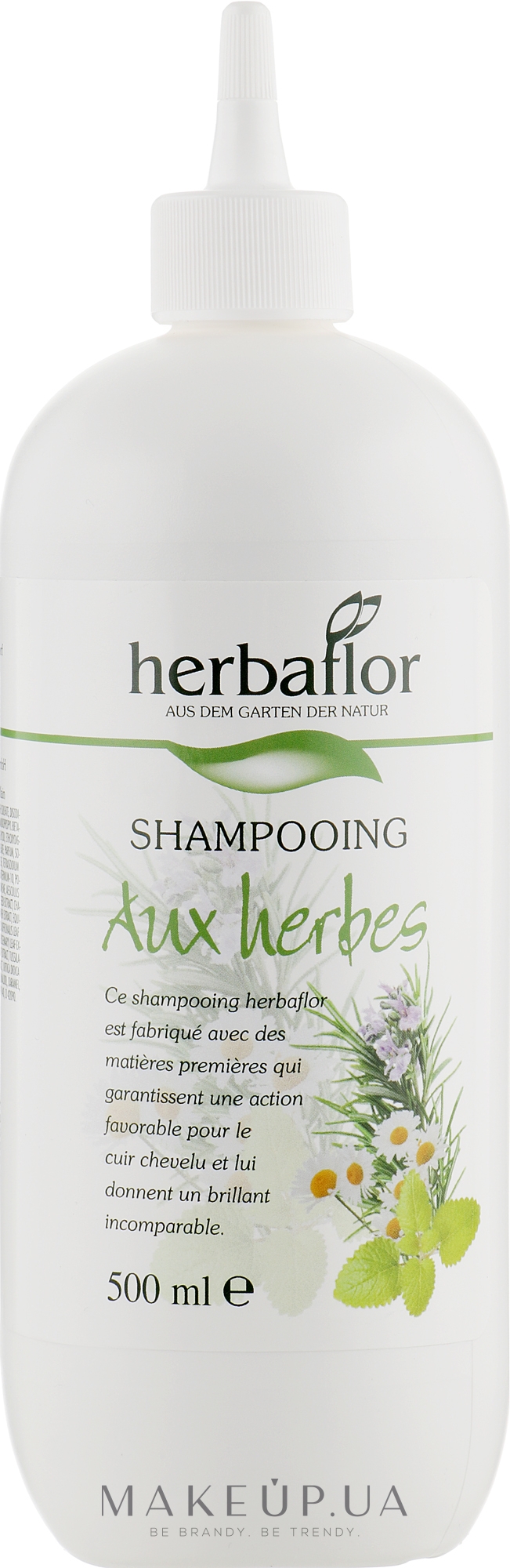 Шампунь для волос, травяной - Herbaflor Herbal Shampoo — фото 500ml