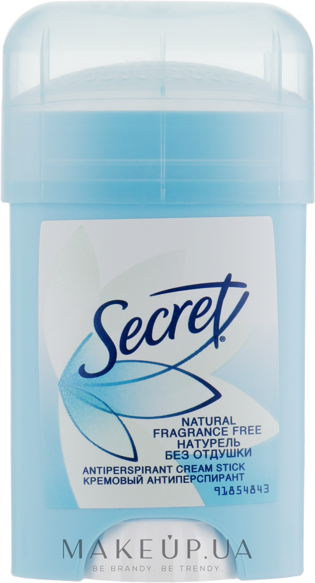 Кремовый дезодорант-антиперспирант "Натурель" - Secret Antiperspirant Cream Stick Natural — фото 40g