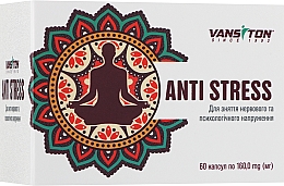 Диетическая добавка "Антистресс-капсулы" - Vansiton Anti Stress — фото N1