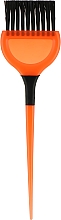 Пензлик для фарбування з гумовою вставкою, помаранчевий - Vero Professional — фото N1