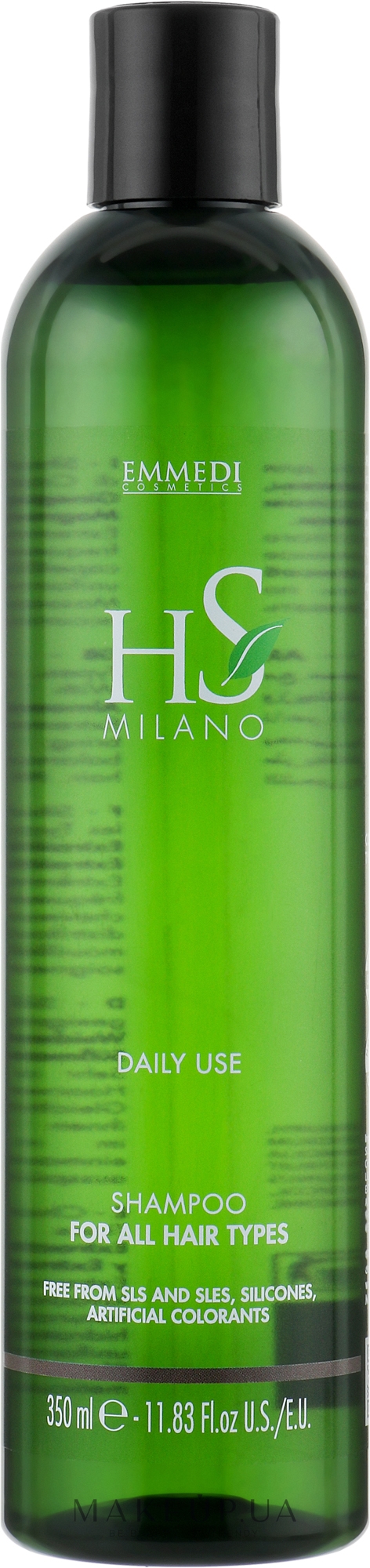 Шампунь для частого применения для всех типов волос - HS Milano Daily Use Shampoo For All Hair Types — фото 350ml