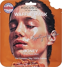 Питательная вафельная маска "Медовое удовольствие" - Kocostar Honey Waffle Mask  — фото N1