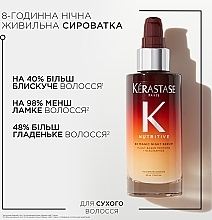 8-часовая ночная питательная сыворотка для сухих волос - Kerastase Nutritive 8H Magic Night Serum — фото N4