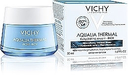 Насичений крем для глибокого зволоження шкіри обличчя - Vichy Aqualia Thermal Rehydrating Cream Rich * — фото N2