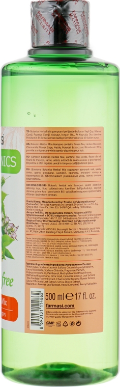 Шампунь для волос - Farmasi Botanics Herbal Mix Shampoo — фото N2