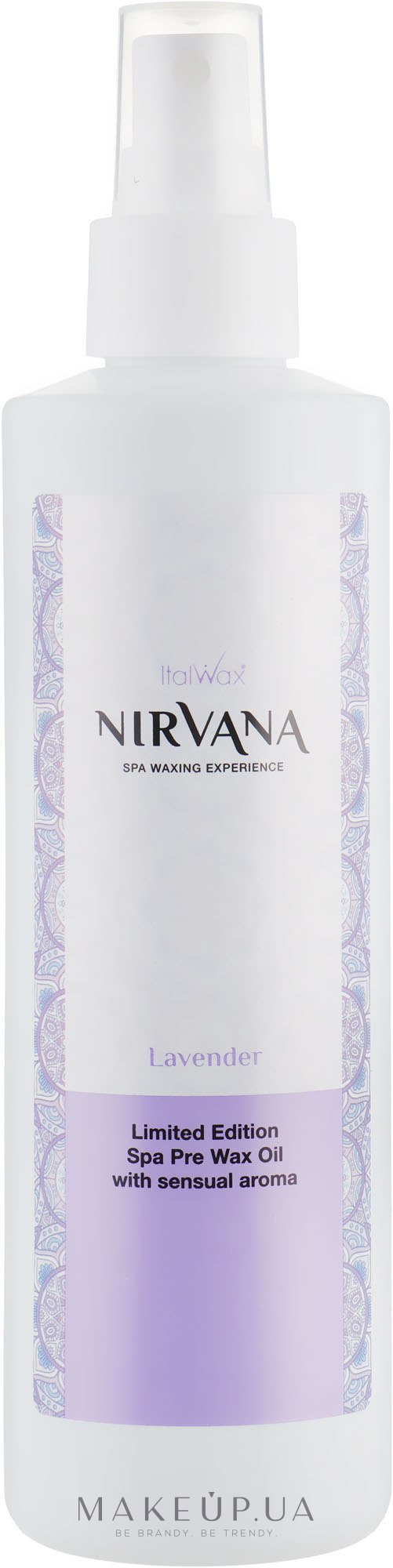 Масло для ароматической спа-депиляции "Лаванда" - ItalWax Nirvana — фото 250ml