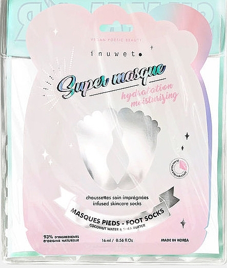 Набор - Inuwet Summer Set Foot Masks (foot/mask/16ml + foot/mask/40ml) — фото N2