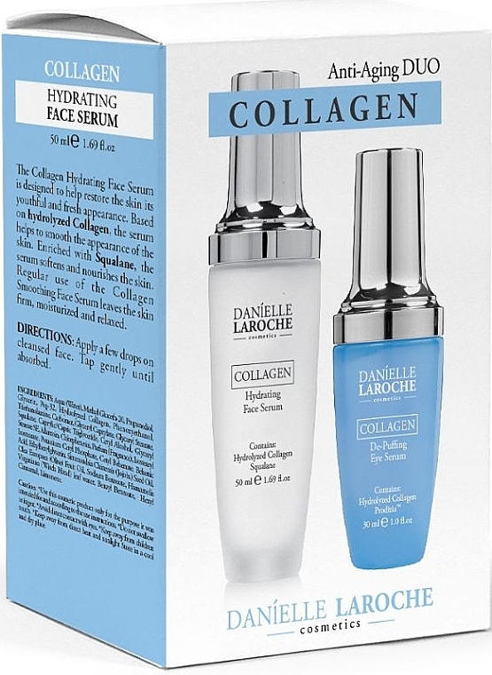 Набор - Danielle Laroche Cosmetics Collagen Anti Aging Duo (f/ser/50ml + eye/ser/30ml) — фото N1