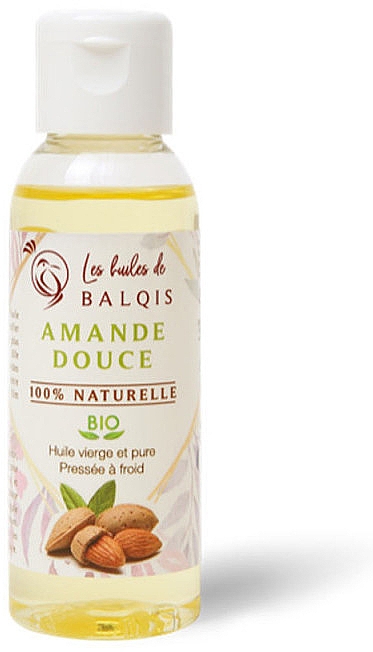 Масло сладкого миндаля первого отжима - Les Huiles De Balquis Amande Douce 100% Organic Virgin Oil — фото N1