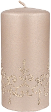 Декоративна свічка "Тіффані", 7x14 см, шампань - Artman Tiffany Candle — фото N1