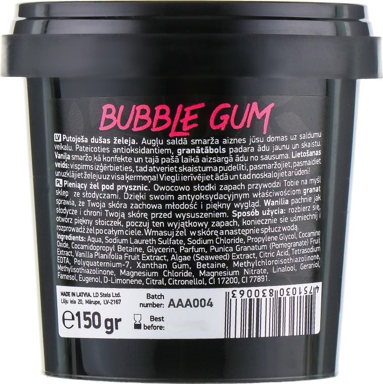 Гель для душа "Bubble Gum" - Beauty Jar Foaming Shower Gel — фото N3