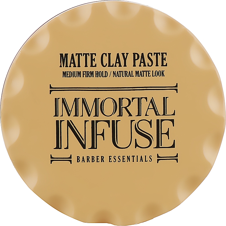 Матовая глиняная паста для волос - Immortal Infuse Matte Clay Paste — фото N1