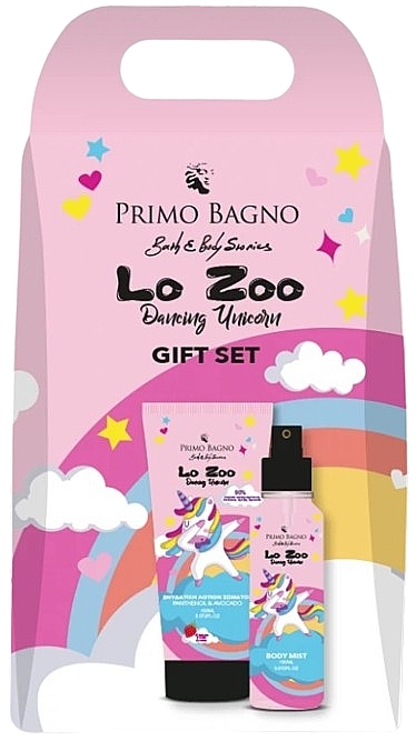 Набор - Primo Bagno Lo Zoo Unicorn Gift Set (b/lot/150ml + b/spray/150ml) — фото N1