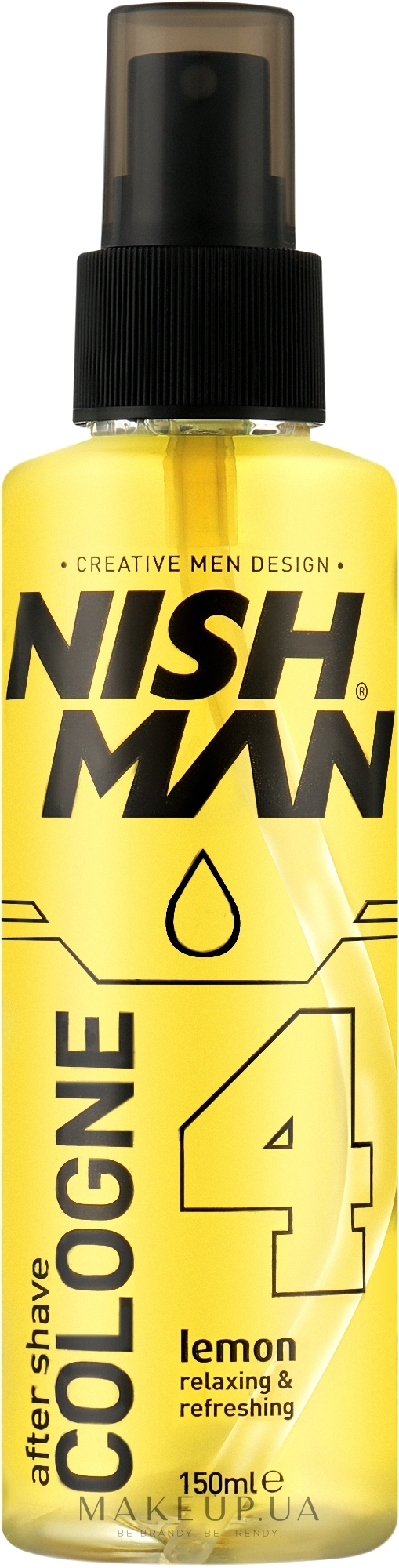 Одеколон після гоління - Nishman Lemon Cologne No.4 — фото 150ml