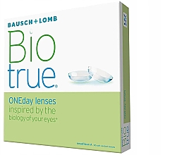 Контактные линзы, радиус 8.6, 90 шт - Bausch & Lomb Biotrue Oneday Lenses — фото N1