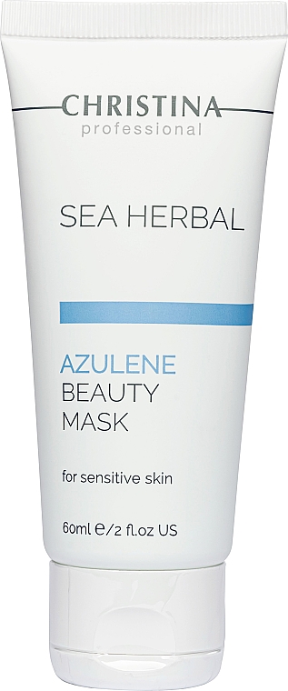 Азуленовая маска красоты для чувствительной кожи - Christina Sea Herbal Beauty Mask Azulene