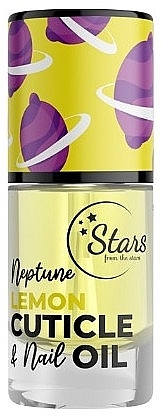 Олія для нігтів і кутикули - Stars from The Stars Cuticle & Nail Oil Neptune Lemon — фото N1