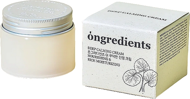 Интенсивно восстанавливающий крем для лица - Ongredients Deep Calming Cream — фото N1