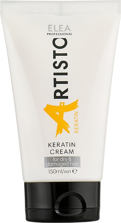 Крем для волосся відновлювальний з кератином - Elea Professional Artisto Keratin Cream — фото N1