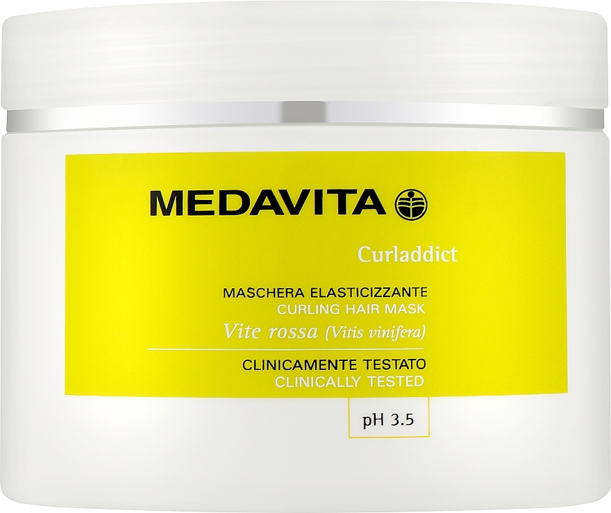 Маска для еластичності кучерявого волосся - Medavita Curladdict Curling Hair Mask — фото N1