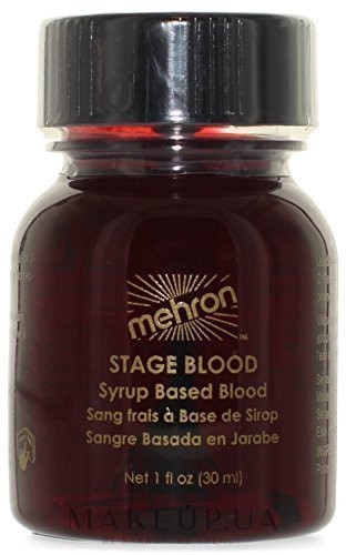 Кровь искусственная - Mehron Makeup Stage Blood Bright Arterial — фото 30ml