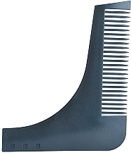 Парфумерія, косметика Гребінець для бороди, чорний - Bifull Professional Roxe Guide Beard Comb
