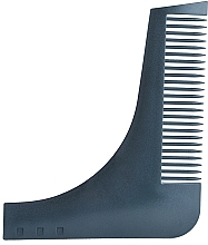 Гребінець для бороди, чорний - Bifull Professional Roxe Guide Beard Comb — фото N1