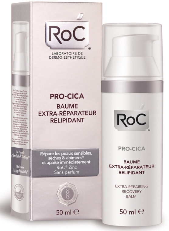 Восстанавливающий бальзам для сухой кожи - RoC Pro-Cica Extra-Repairing Recovery Balm — фото N1